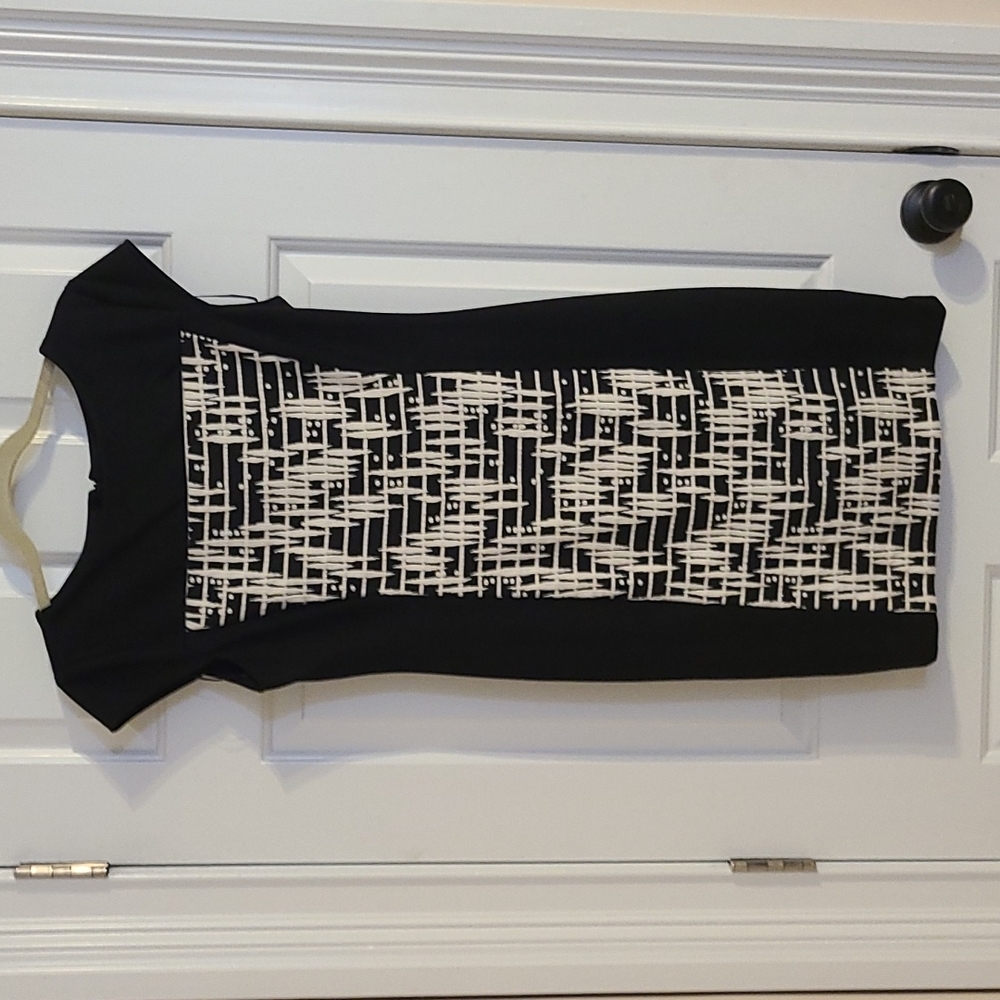 Black and Cream Dress